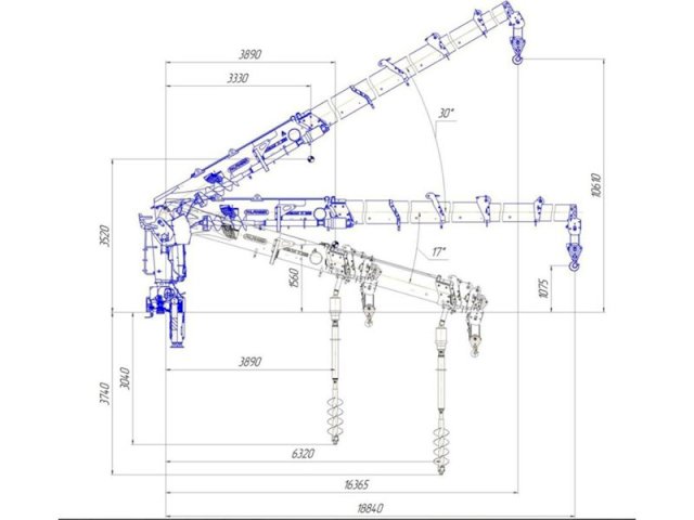 Фото №11: Бортовой КМУ ИНМАН ИТ-200 c буром на шасси КАМАЗ 43118-73094-50