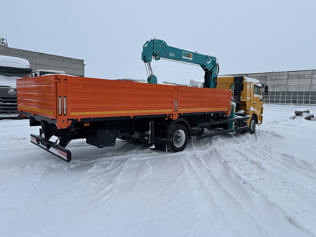 Фото №4: Бортовой КАМАЗ 4308-3049-69 с КМУ HKTC 5014