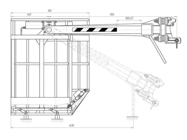 Фото №12: Бортовой КМУ ИНМАН ИТ-200 c люлькой на шасси КАМАЗ 43118-73094-50