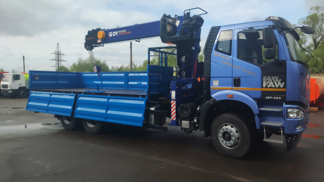 Фото №7: Бортовой FAW CA3250 с КМУ DY SS2036