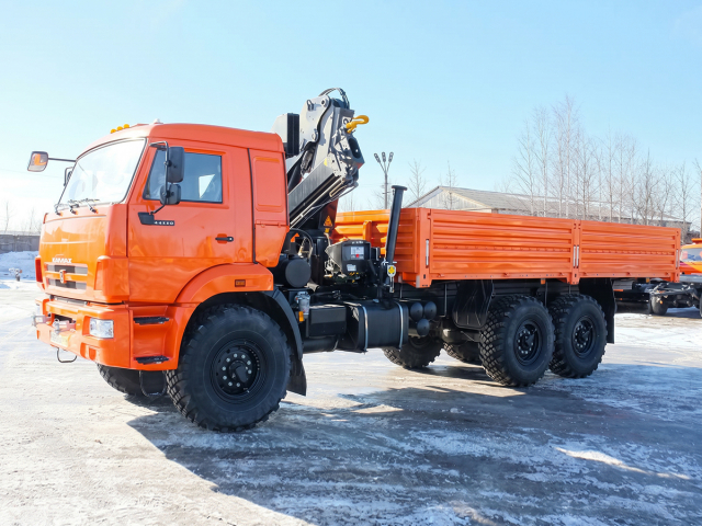 Фото №4: Бортовой КАМАЗ-43118 с КМУ Hiab 178 B-2 X-DUO