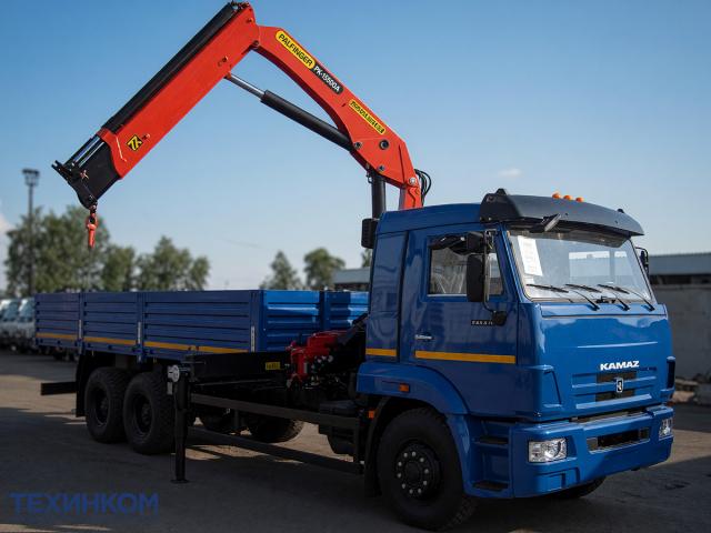 Фото №1: Бортовой КАМАЗ 65117 с КМУ Palfinger PK-15500A