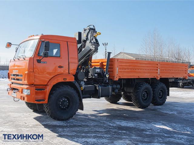 Фото №1: Бортовой КАМАЗ 43118 с КМУ HIAB 144 B2 DUO