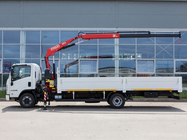 Фото №1: Бортовой ISUZU NPR 75 LM с КМУ FASSI 65A.0.22