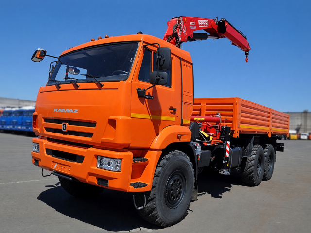 Фото №1: Бортовой КАМАЗ 43118 с КМУ Fassi F245A.0.24
