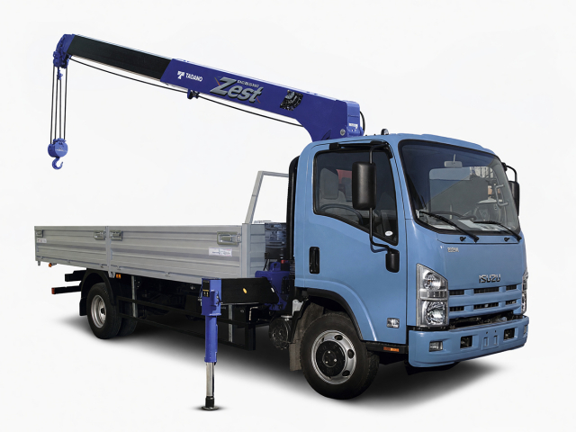 Фото №1: Бортовой ISUZU ELF 7.5 (NPR75L) с КМУ Tadano TM-ZE363HS