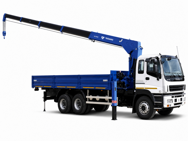 Фото №1: Бортовой ISUZU CYZ52T с КМУ Tadano TM-ZR825S