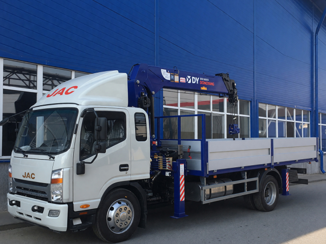 Фото №2: Бортовой JAC N-120 с КМУ DongYang SS1414
