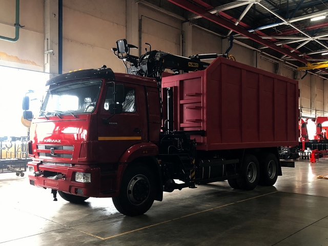 Фото №1: Металловоз КАМАЗ 65115-3094-48 с КМУ VM10L74М