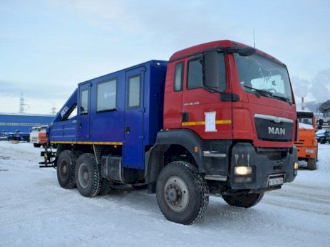 ГПА MAN TGS 40.430 с КМУ АНТ 8.5-2 (001) – 10+2 места