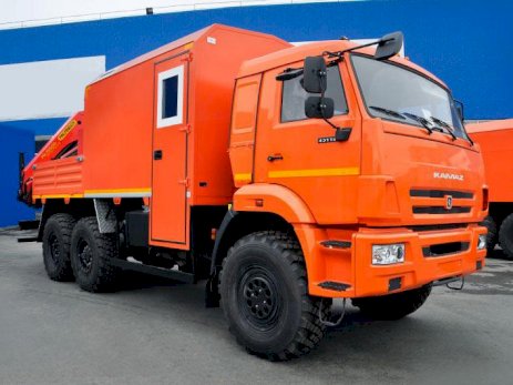 ГПА КАМАЗ 43118-3086-50 с КМУ Palfinger PK 15500A – 6+2 места