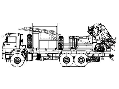 МАРС КАМАЗ 43118-3027-50 с КМУ АНТ 22-4