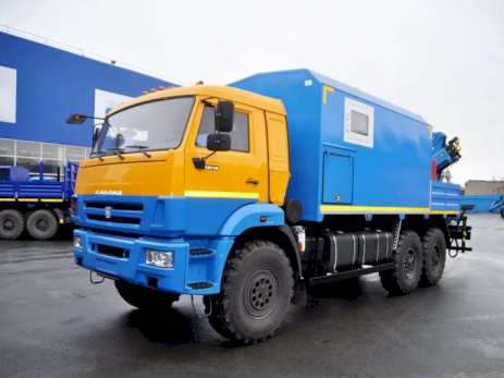 ПАРМ КАМАЗ 43118-3086-50 с КМУ ИМ-95 (005, г-р EG-202)