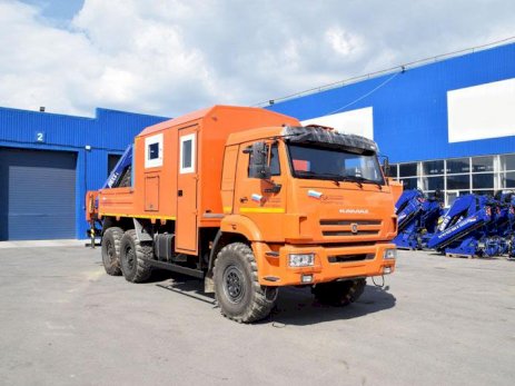 ПАРМ КАМАЗ 43118-3059-46 с КМУ АНТ 4.4-1 (018, г-р EG-202)