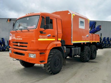 ПАРМ КАМАЗ 43118-3049-50 с КМУ АНТ 8.5-2 (г-р Kipor)