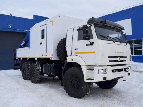 ПАРМ КАМАЗ 43118-3027-50 с КМУ АНТ 8.5-2 (028, г-р EG-202)