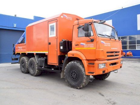 ПАРМ КАМАЗ 43118-3027-50 с КМУ АНТ 8.5-2 (014, г-р EG-202)