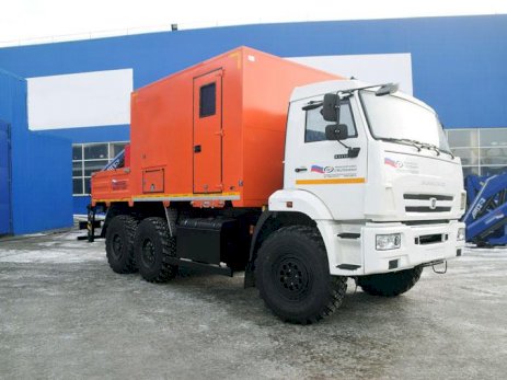 ПАРМ КАМАЗ 43118-3027-50 с КМУ АНТ 5-2 (г-р EG-202)