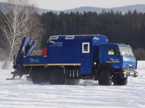 ПАРМ КАМАЗ 43118-013-10 с КМУ АНТ 8.5-2 (009, г-р EG-202)