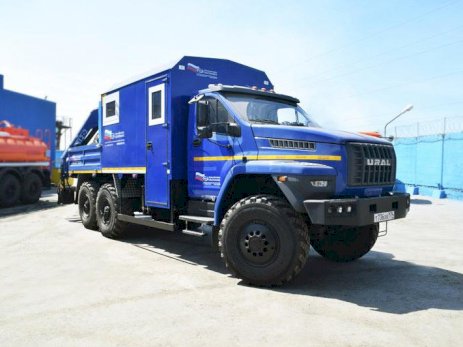 ПАРМ Урал-NEXT 4320-6952-72Е5Г38 с КМУ АНТ 12-2 (015, генератор EG-202)