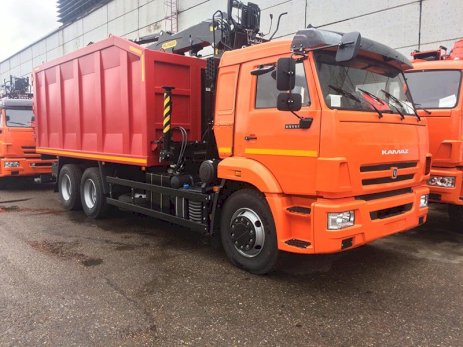 КАМАЗ 65115-773962-50 (27 куб.м.) с КМУ VM10L74M