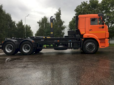 КАМАЗ 65115-773962-50 с гидроупорами с КМУ Palfinger PH T15