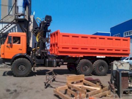 КАМАЗ 43118 с КМУ ВЕЛМАШ ОМТЛ 120-02
