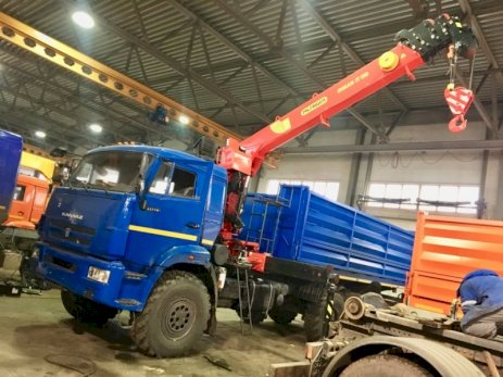 КАМАЗ 43118 с КМУ Inman IT 150
