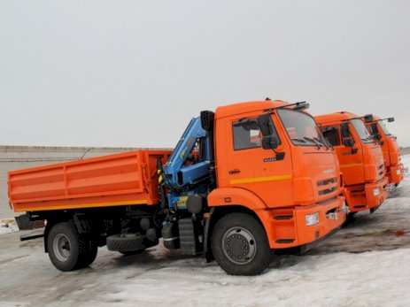 КАМАЗ 43253 с КМУ Inman IM 55