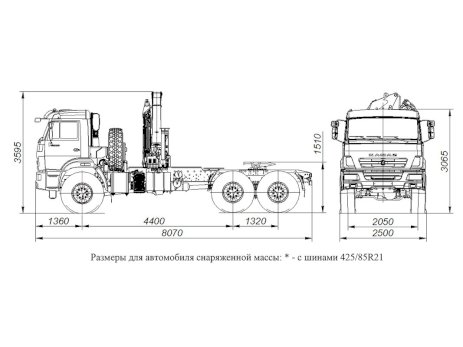 КАМАЗ 43118-3011-50 с КМУ Inman IM150N