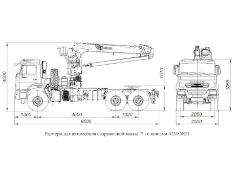 КАМАЗ 43118-3027-50 с КМУ Галичанин 150