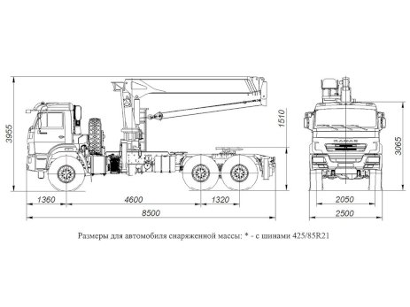 КАМАЗ 43118-3011-50 с КМУ Kanglim KS1256G-II TOP