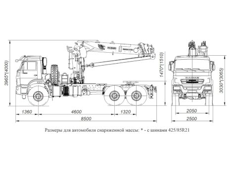 КАМАЗ 43118-3011-50 с КМУ Inman IT 200