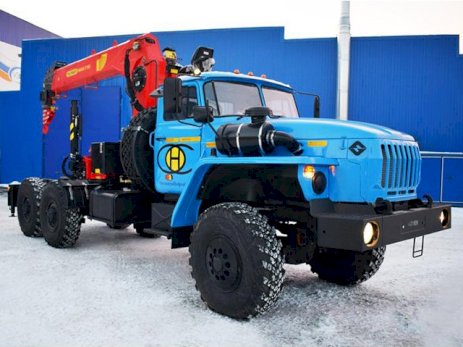 Урал 4320 с КМУ ИТ-180 (008)