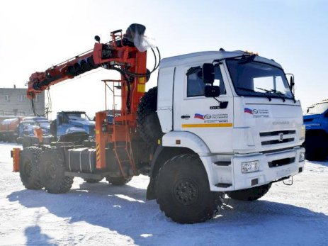 КАМАЗ 43118 с КМУ Kanglim KS 2056 (006)