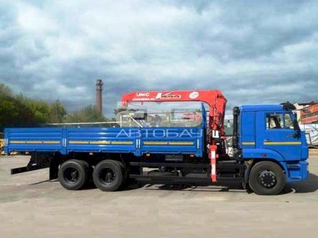 КАМАЗ-65117 с КМУ Unic URV-504