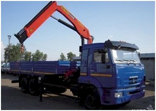 КАМАЗ 65117 с КМУ Palfinger PK-15500A