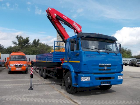 КАМАЗ 65117 с КМУ Fassi F195A 0.25