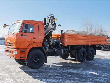 КАМАЗ 43118 с КМУ HIAB 144 B2 DUO