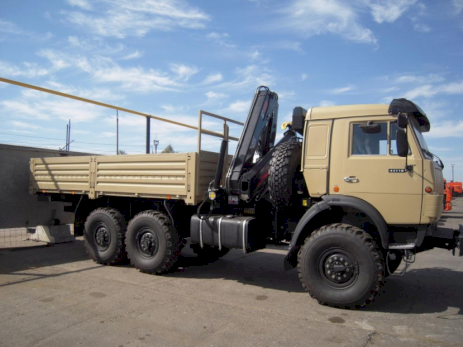 КАМАЗ 43118 с КМУ HIAB XS 122 B2 DUO