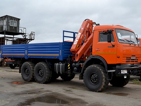 КАМАЗ 43118 с КМУ Atlas 145. DKS A2