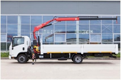 ISUZU NPR 75 LM с КМУ FASSI 65A.0.22