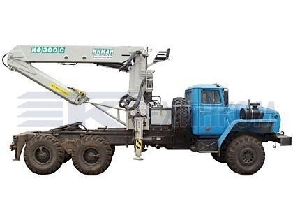 Урал 4320 с КМУ Инман ИФ-300