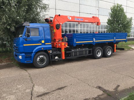 КАМАЗ 65117 с КМУ Kanglim KS1256G-II