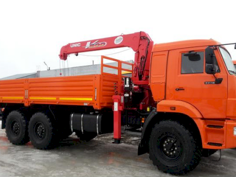 КАМАЗ 43118 с КМУ UNIC URV-504