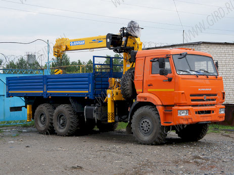 КАМАЗ 43118 с КМУ Soosan SCS 746L TOP