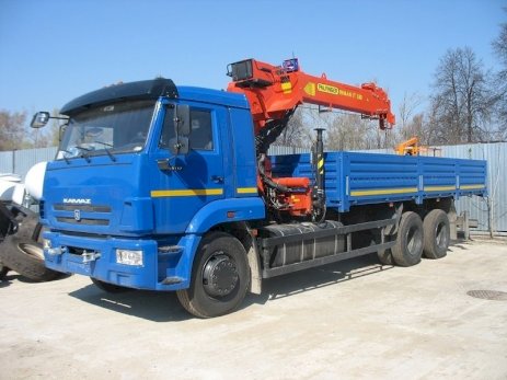 КАМАЗ 65117 с КМУ Palfinger INMAN IT 180
