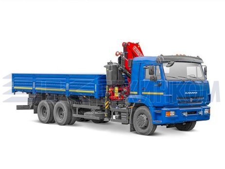 КАМАЗ-65117 с КМУ Fassi F 215A.0.22