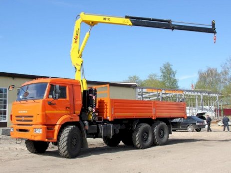 КАМАЗ 43118 с КМУ HYVA HB 150E-2