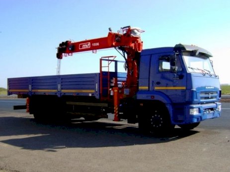 КАМАЗ 65117 с КМУ Fassi MVF S1556